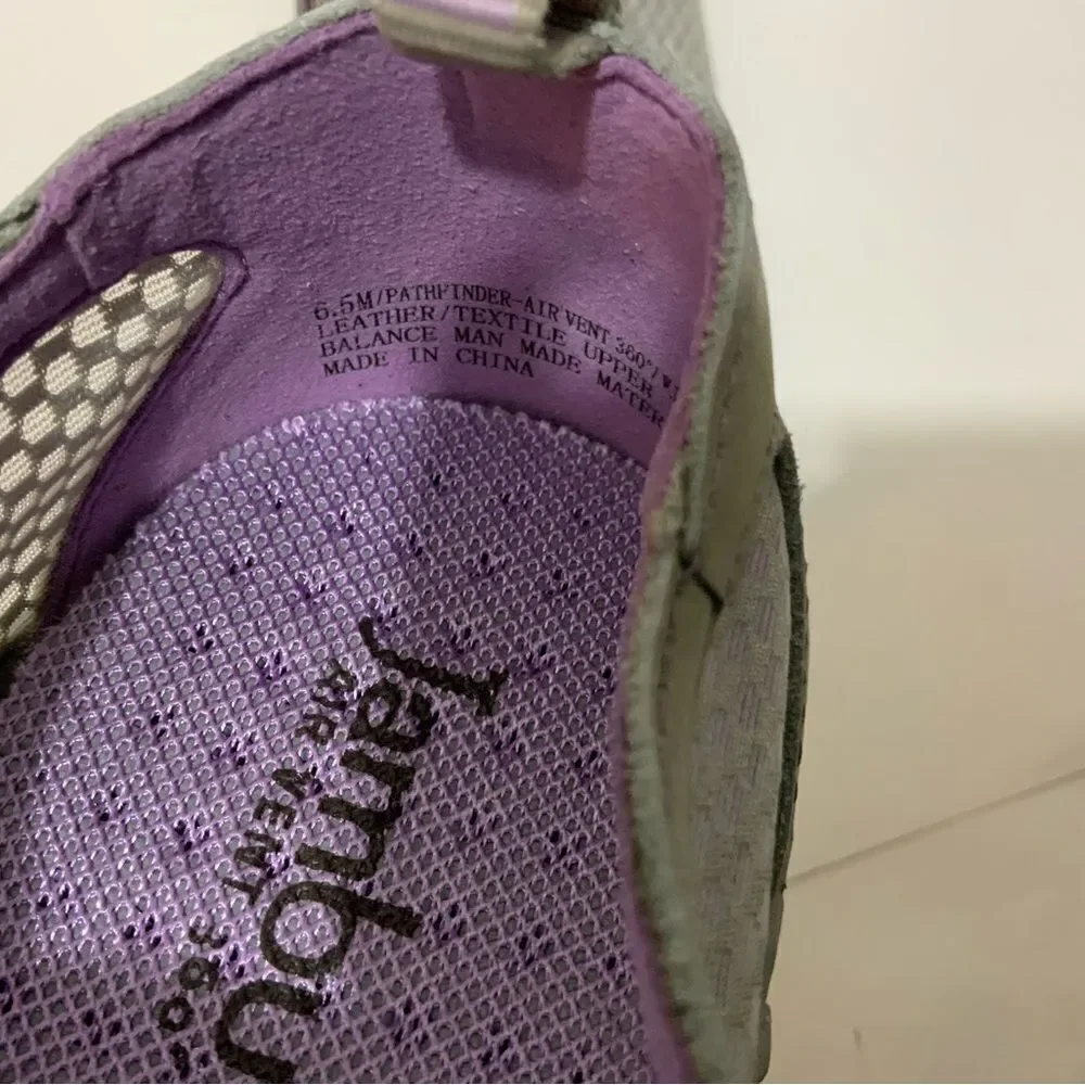 NEW Womens Jambu Pathfinder Mary Jane Shoes Light Gray Purple Retail $99